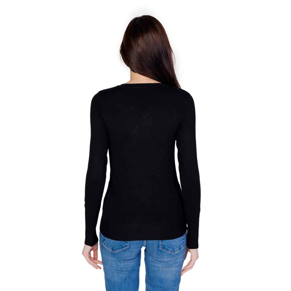 Guess Katoenen Sportswear Jersey Zwart Dames Herfst Winter