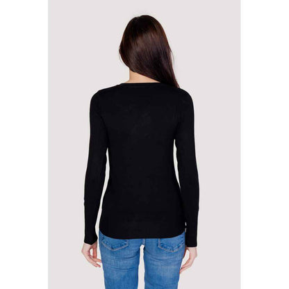 Guess Katoenen Sportswear Jersey Zwart Dames Herfst Winter