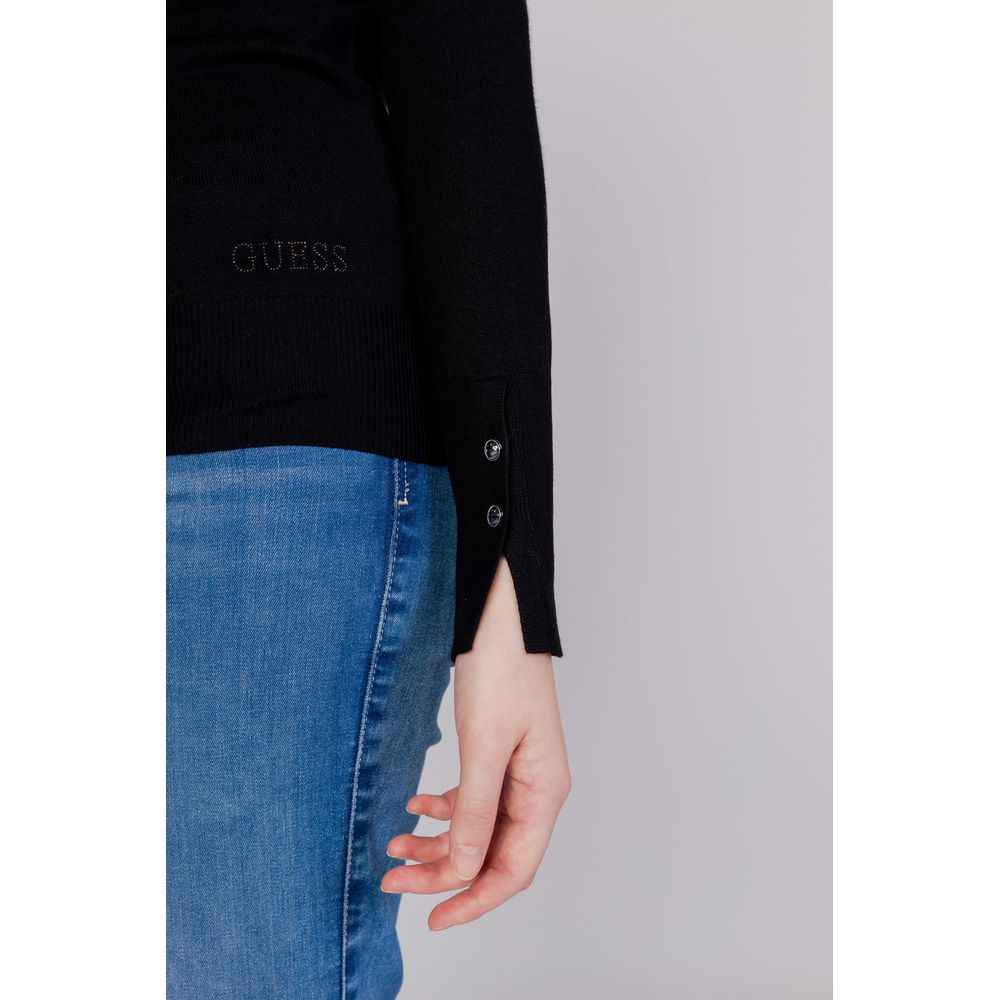 Guess Katoenen Sportswear Jersey Zwart Dames Herfst Winter