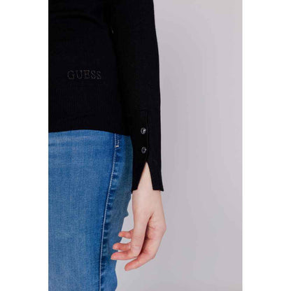 Guess Katoenen Sportswear Jersey Zwart Dames Herfst Winter