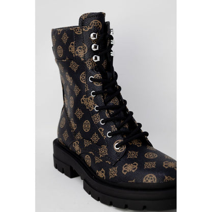 Guess Brown Artificial Leather Boot by Guess