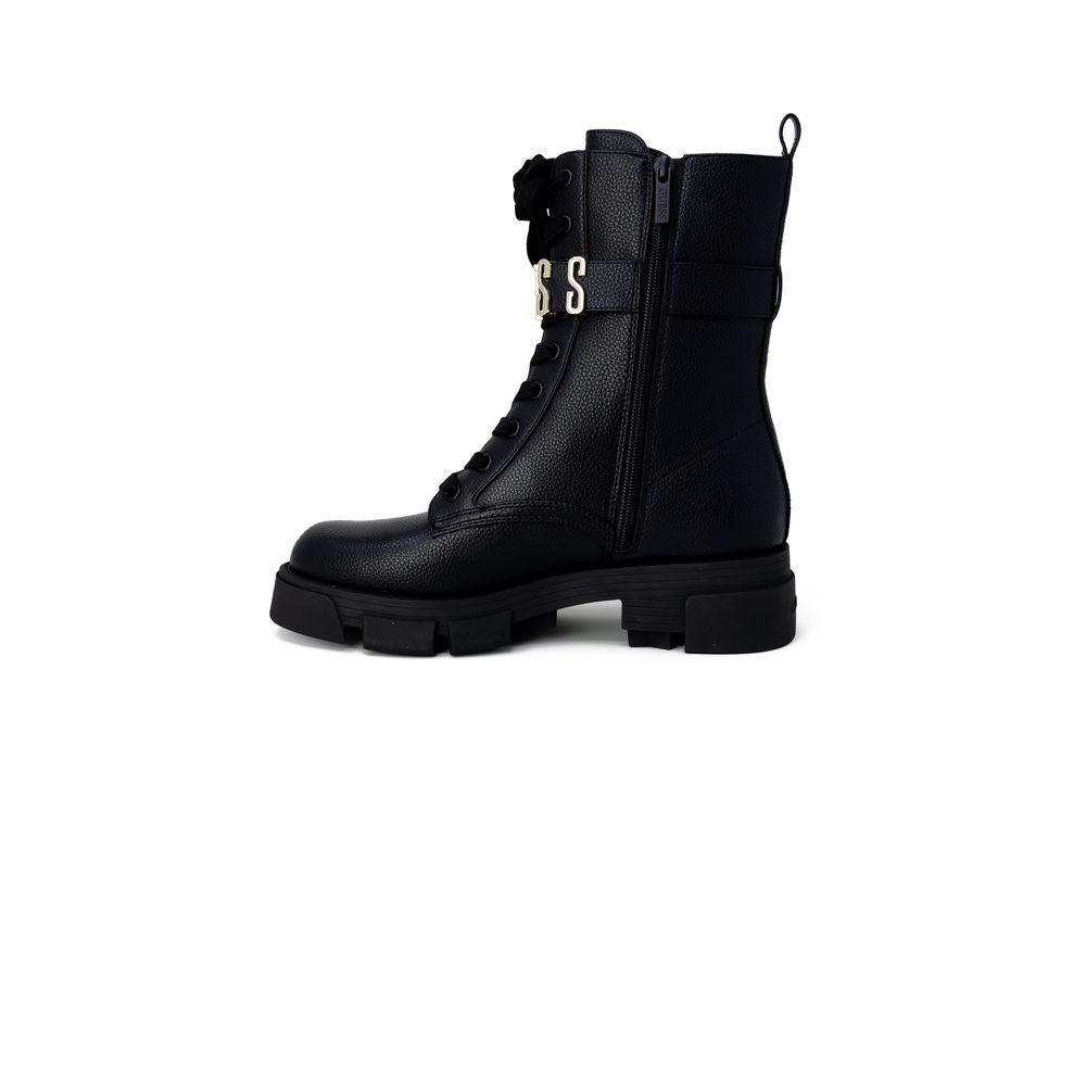 Guess Black Artificial Leather Boot by Guess