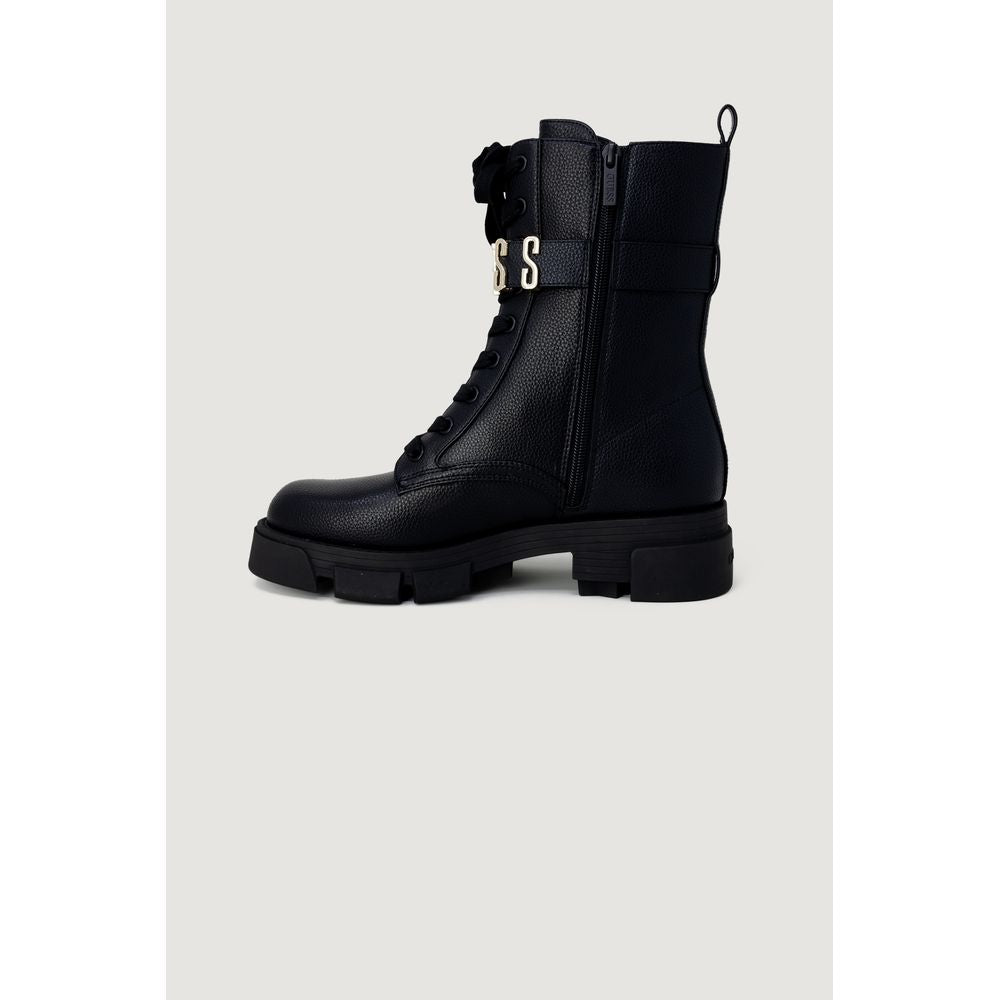 Guess Black Artificial Leather Boot by Guess