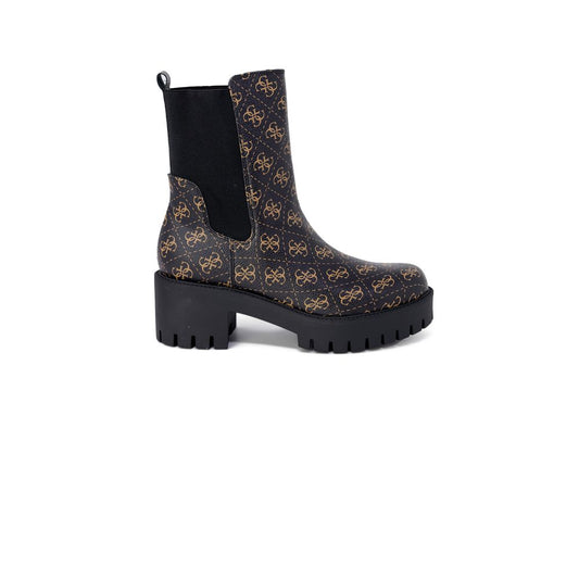 Guess Black Leather Ankle by Guess