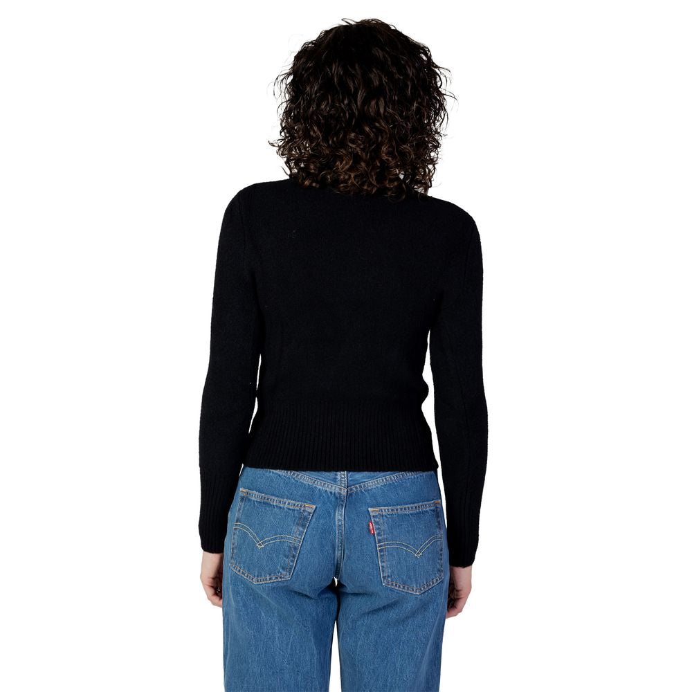 Guess Black Polyamide Turtleneck by Guess