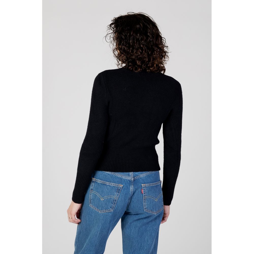Guess Black Polyamide Turtleneck by Guess