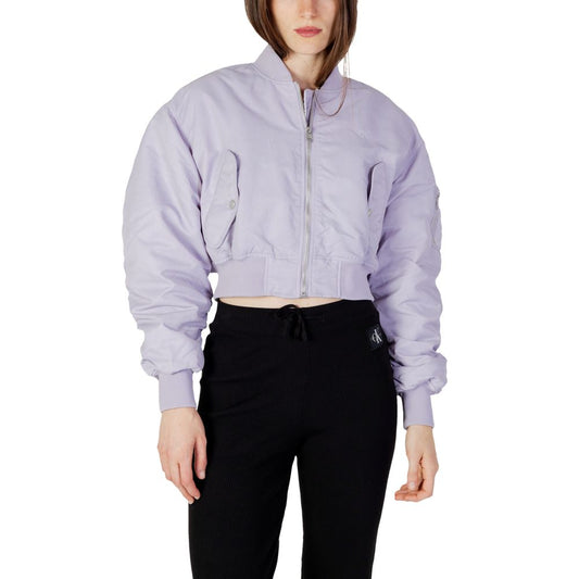 Vestes et manteaux en polyamide violet Calvin Klein Jeans