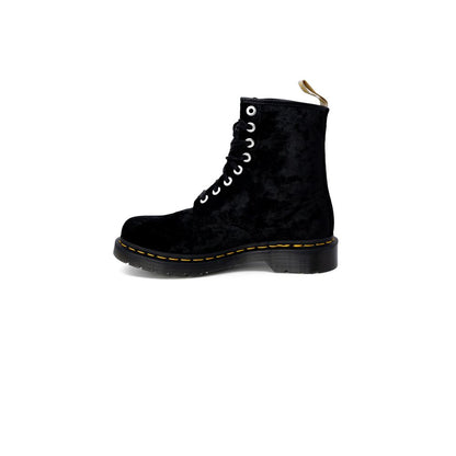 Dr. Martens Black Polyester Boot by Dr. Martens