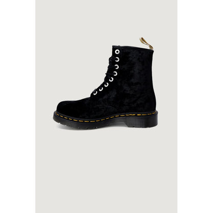 Dr. Martens Black Polyester Boot by Dr. Martens