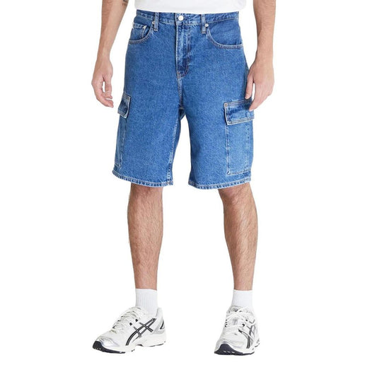 Bermuda en coton bleu Calvin Klein Jeans