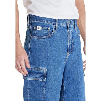 Bermuda en coton bleu Calvin Klein Jeans