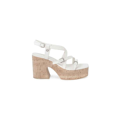 Guess Beige Leather High Heel by Guess