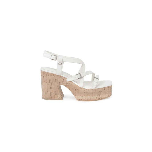 Guess Beige Leather High Heel by Guess
