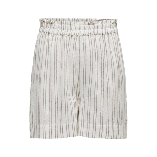 Bermuda en viscose beige uniquement