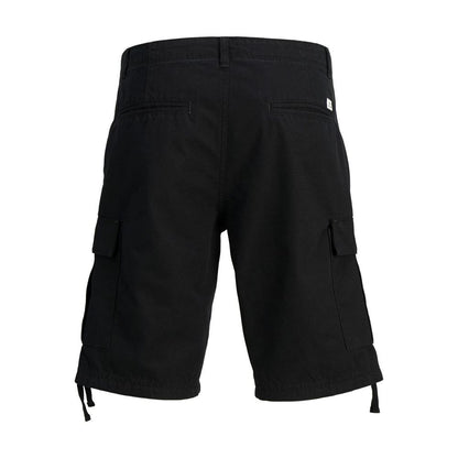 Short en coton noir Jack Jones