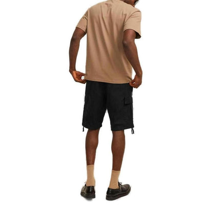 Short en coton noir Jack Jones