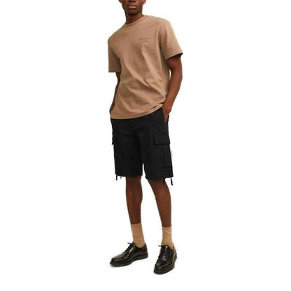 Short en coton noir Jack Jones