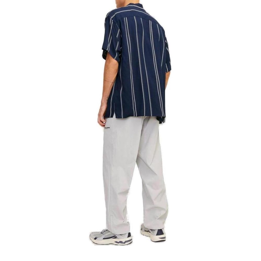 Jack Jones Blue Viscose Shortsleeve by Jack Jones