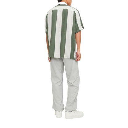 Jack Jones Green Viscose Shortsleeve by Jack Jones