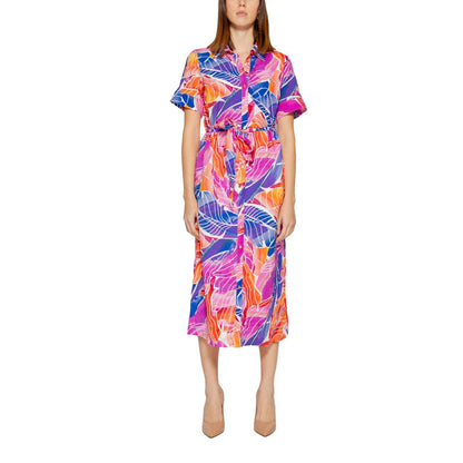 Robe en viscose multicolore Vila Clothes