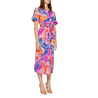 Robe en viscose multicolore Vila Clothes