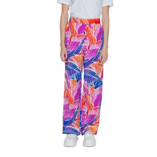Vila Clothes Multicolor Viscose Pant by Vila Clothes