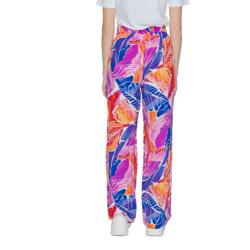 Vila Clothes Multicolor Viscose Pant by Vila Clothes