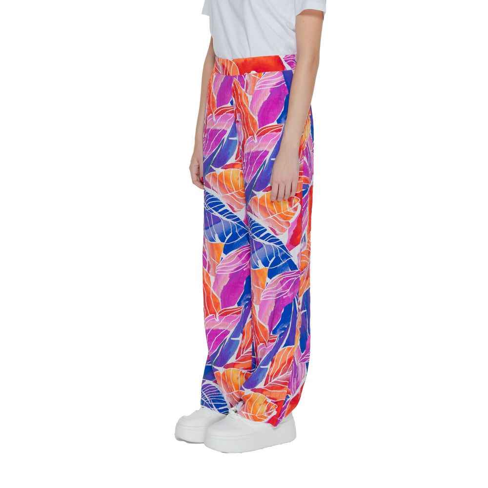 Vila Clothes Multicolor Viscose Pant by Vila Clothes