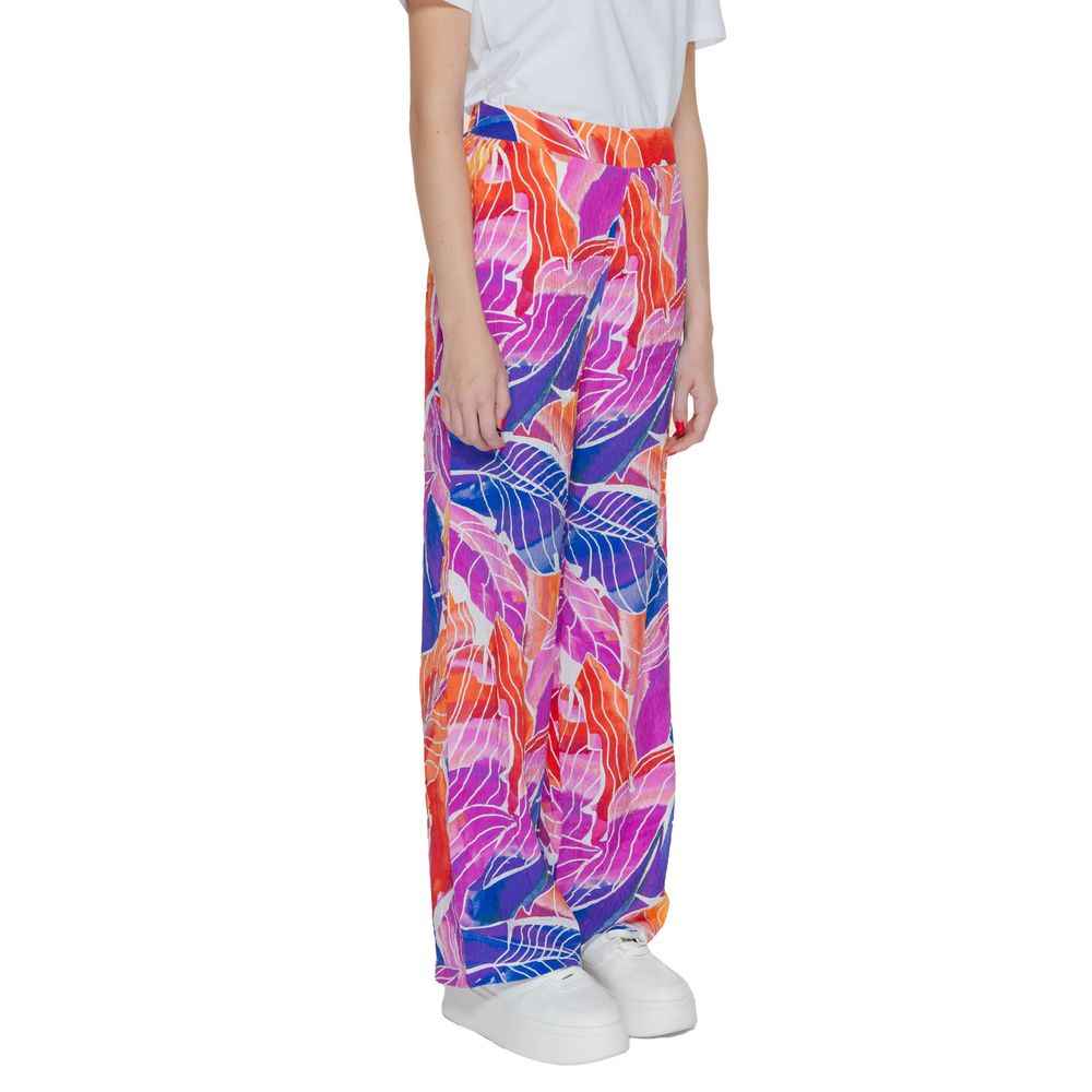 Vila Clothes Multicolor Viscose Pant by Vila Clothes