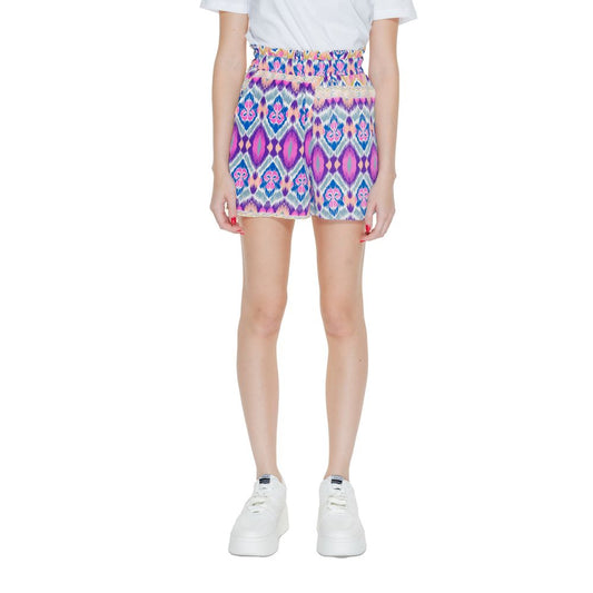 Short multicolore en polyester recyclé uniquement