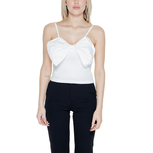 Only White Organic Cotton Tank Top by Only