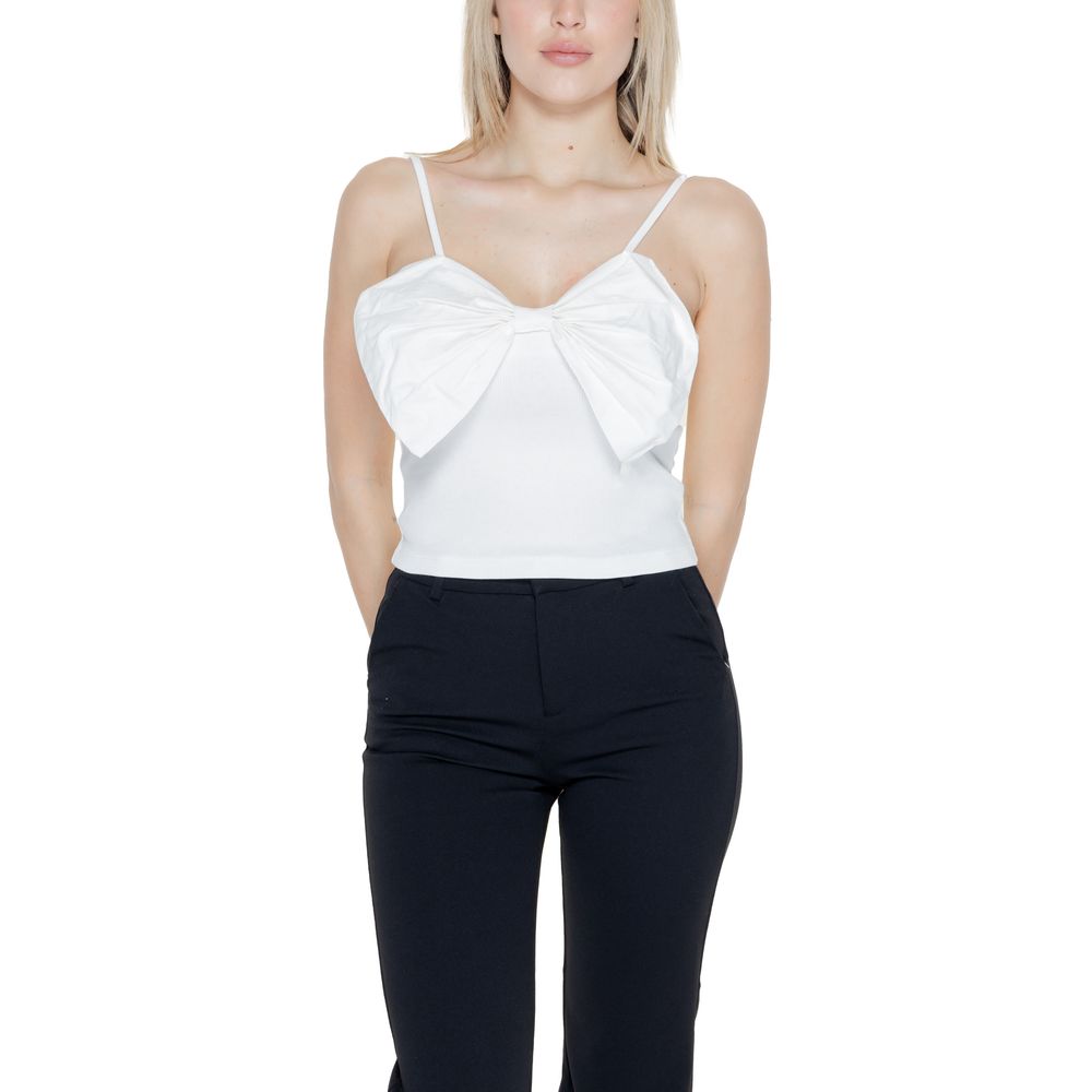 Only White Organic Cotton Tank Top by Only
