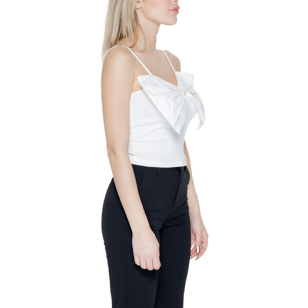 Only White Organic Cotton Tank Top by Only