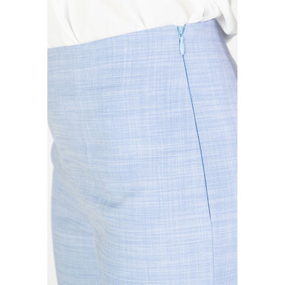 Sandro Ferrone Blue Viscose Pant