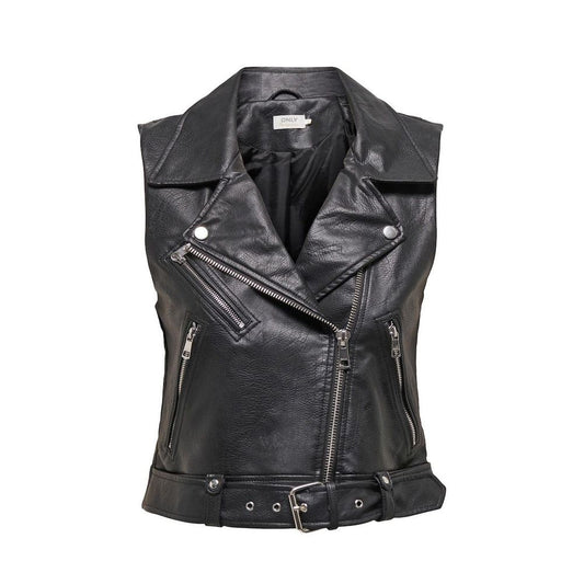 Vestes et manteaux en polyester noir uniquement