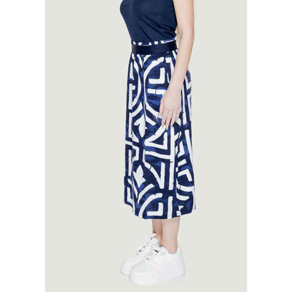 Street One Blue Viscose Long by Street One