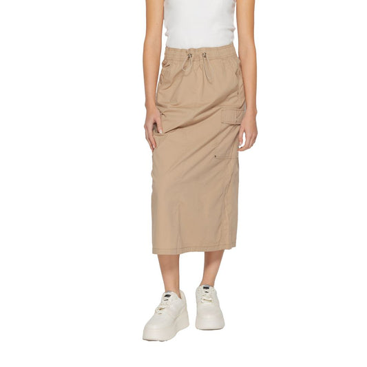 Jupe en coton beige Street One