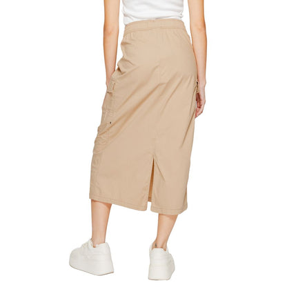 Jupe en coton beige Street One