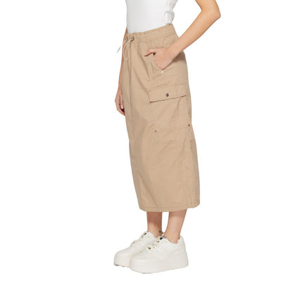 Jupe en coton beige Street One
