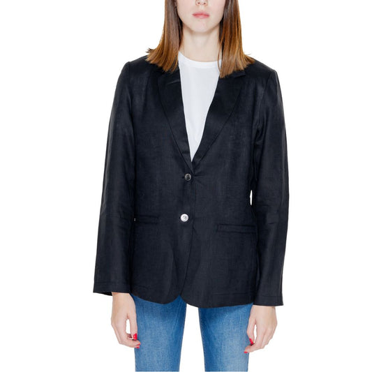 Costumes et blazer en lin noir Street One