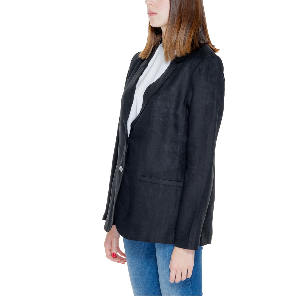Costumes et blazer en lin noir Street One