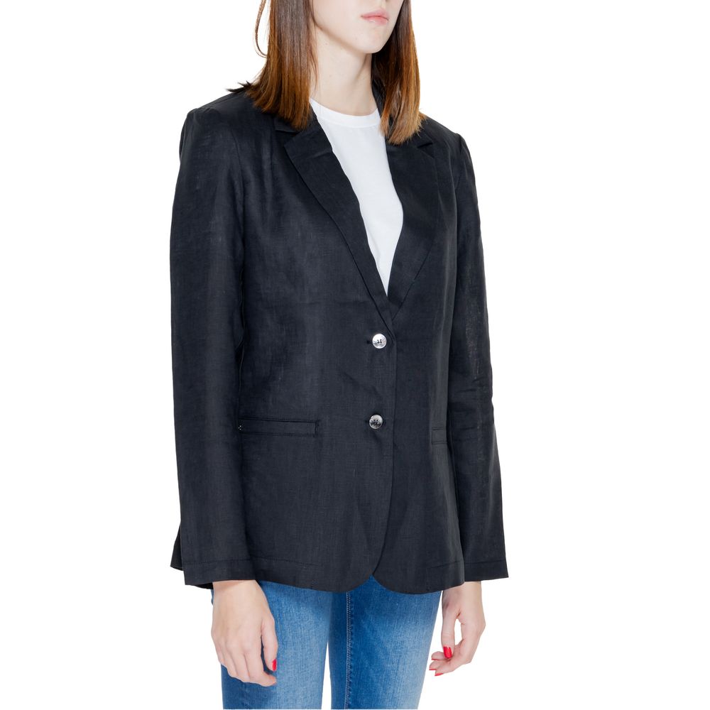 Costumes et blazer en lin noir Street One