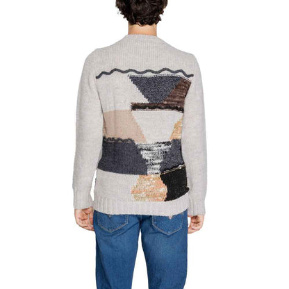 Gianni Lupo Beige Marabou Sweater