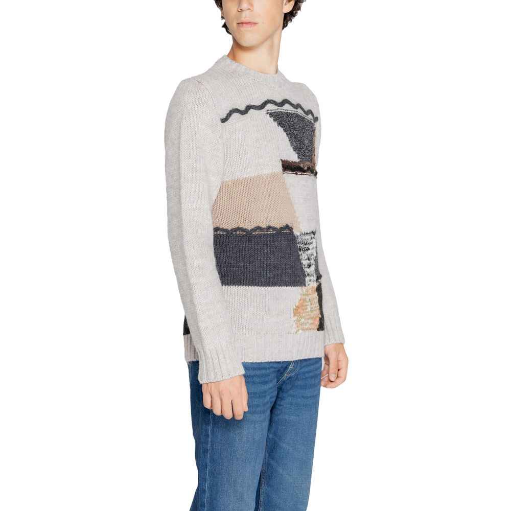 Gianni Lupo Beige Marabou Sweater