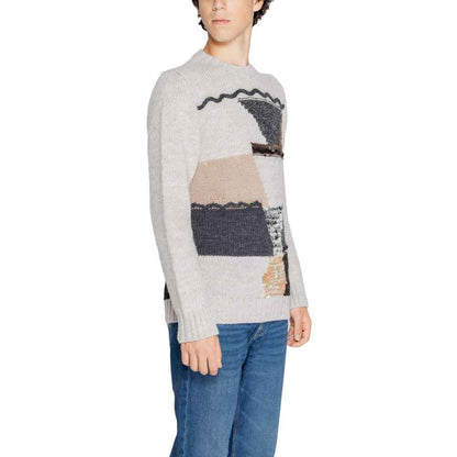 Gianni Lupo Beige Marabou Sweater