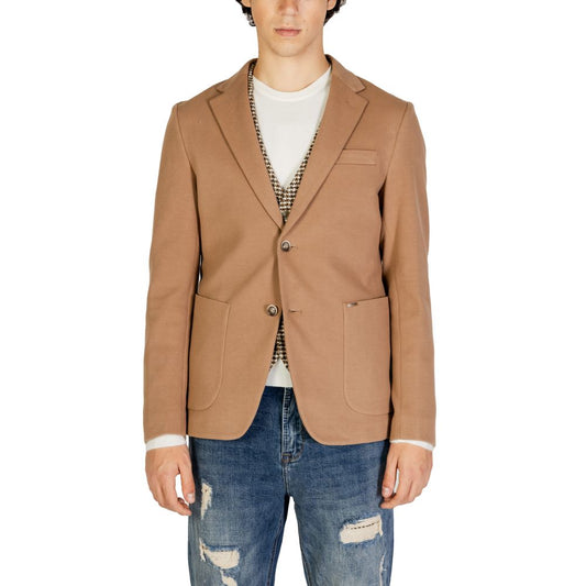 Gianni Lupo Blazer en coton beige