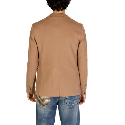 Gianni Lupo Blazer en coton beige