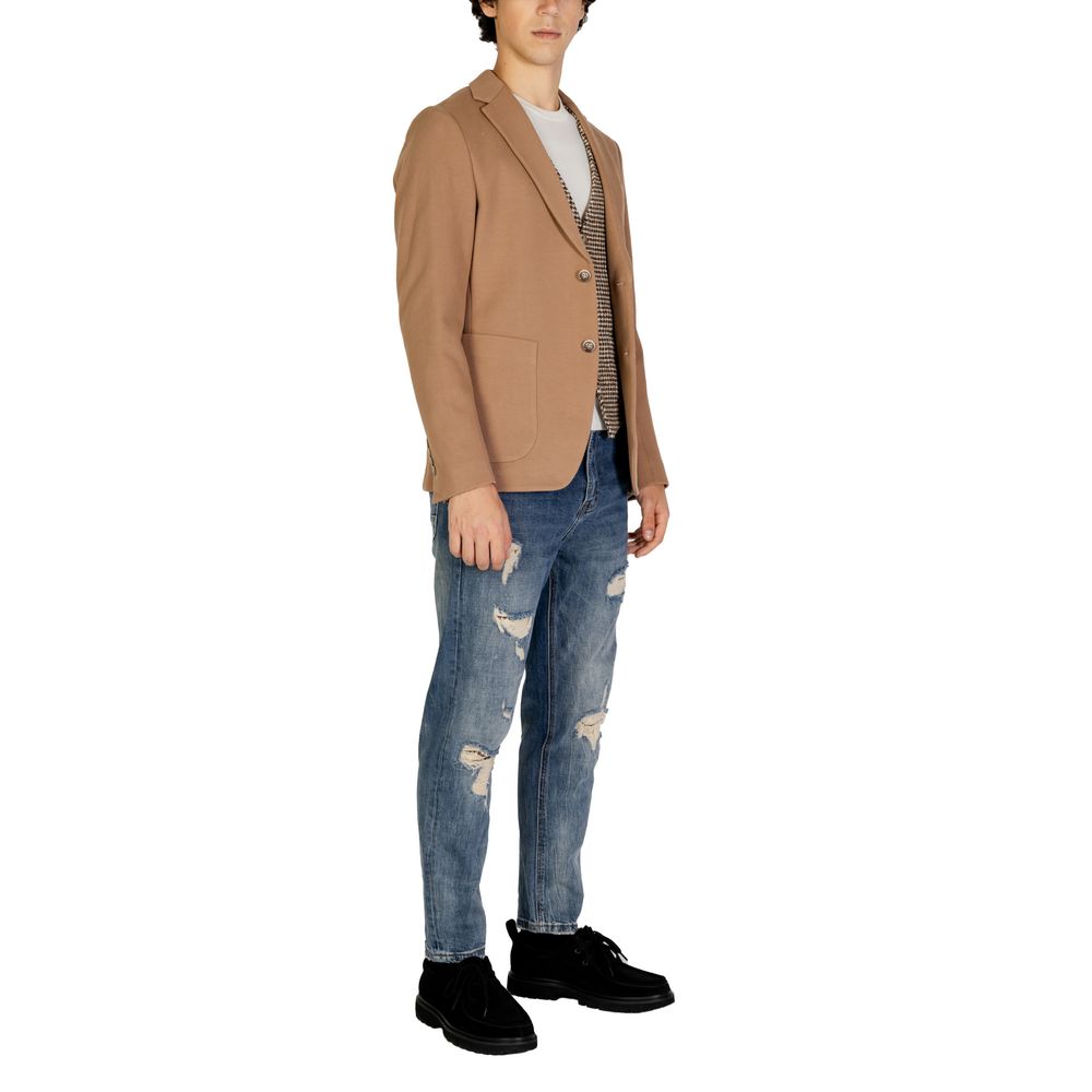 Gianni Lupo Blazer en coton beige