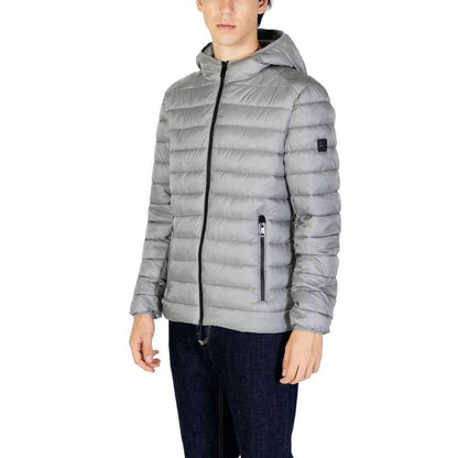 Gianni Lupo Gray Polyamide Jackets & Coat