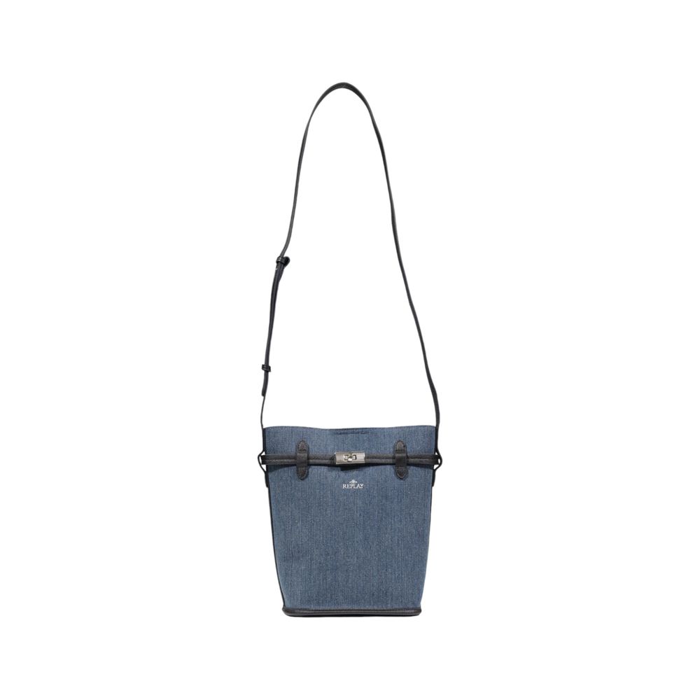 Sac à main en coton bleu Replay